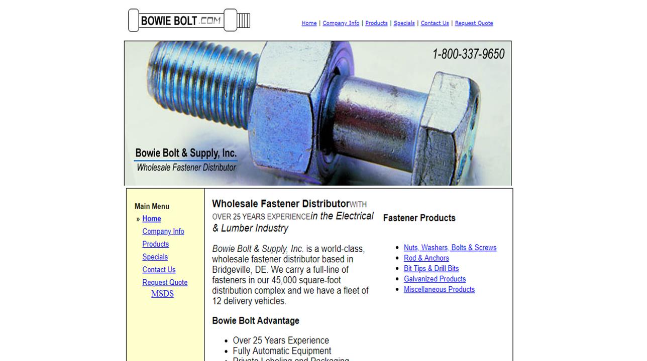 More Industrial Bolt Manufacturer Listings