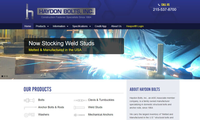 Haydon Bolts, Inc.
